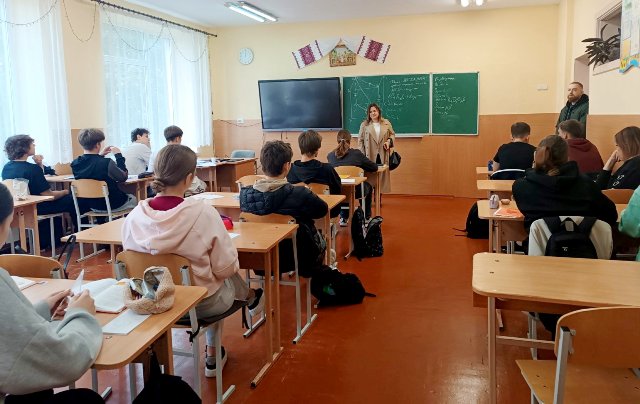 Зустріч зі здобувачами освіти Великобірківського ліцею імені Степана Балея